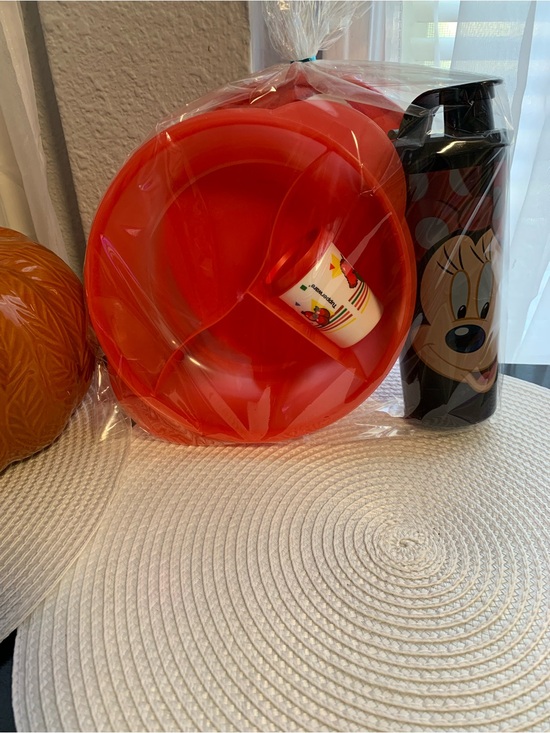 Tupperware Other - ❤️🖤Tupperware Red Divided Snack Bowl with Black Character Tumbler❤️🖤